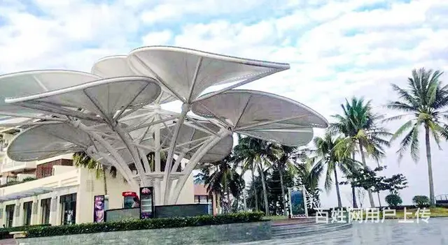 景观膜结构,景观膜结构雨棚定制搭建找越宏,厂家供应 - 图片 2