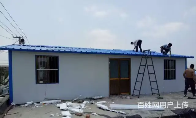 岩棉夹芯板房安装彩钢瓦夹芯板房安装办公室 - 图片 4