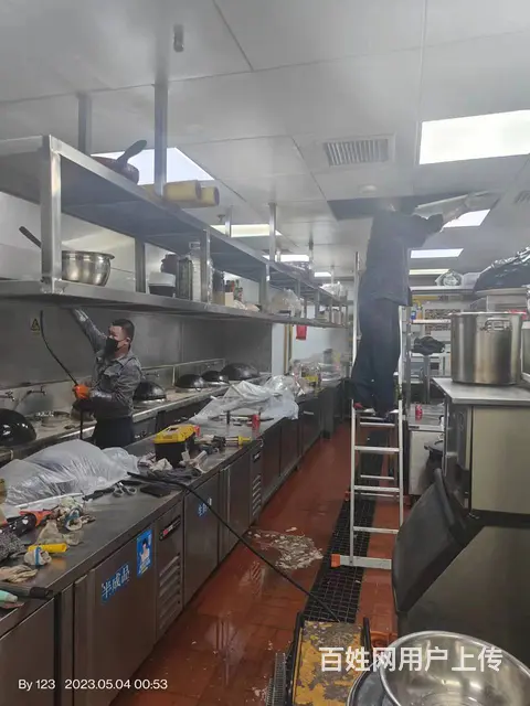 昆山陆家工厂食堂厨房排风清洗厨净价低 - 图片 1
