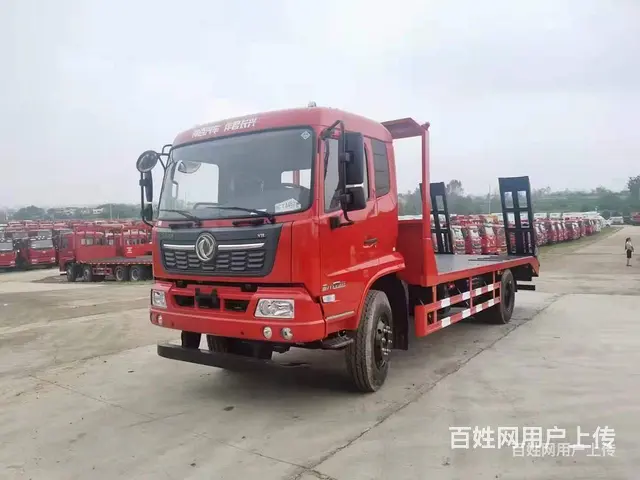 东风国六6.8米挖机拖板车 可拉叉车铲车 - 图片 6