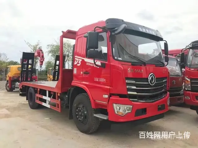 临沧国六东风专底挖机拖车5米4拖板车价格是多少 - 图片 3