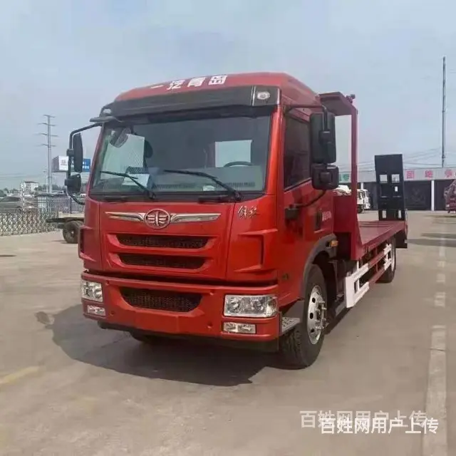 解放龙V挖机拖车 挖机板车 尺寸可定制 - 图片 1