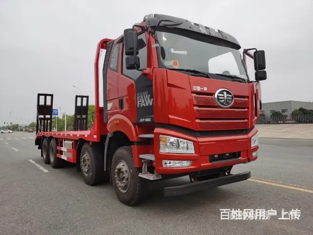 解放新款前四后八挖机板车 平板车 厂家报价 - 图片 5