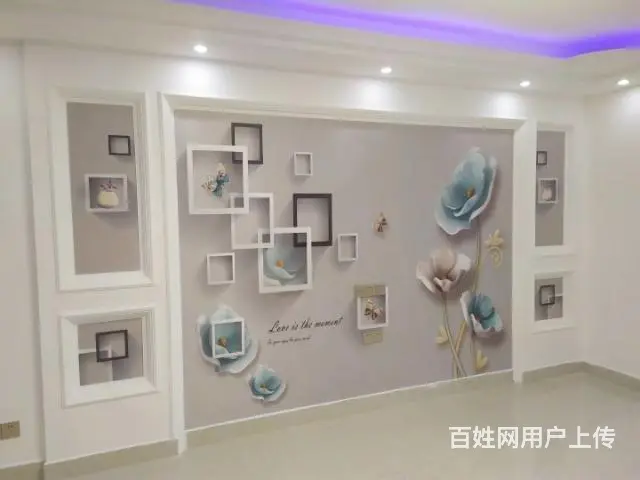专业贴壁画，壁布，壁纸粘贴施工，终身质保 - 图片 12