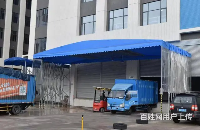 庆典展会物流蓬停车蓬移动帐篷仓库蓬电动雨棚篮球场棚 - 图片 3