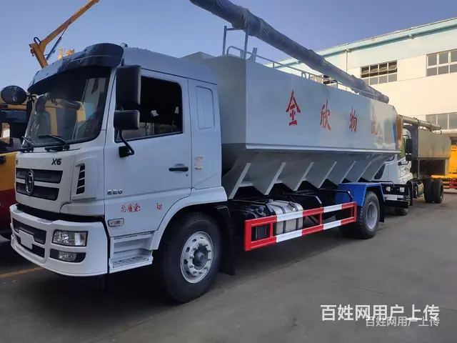 东风天锦小三轴15吨20吨散装饲料运输车 厂家直销 - 图片 4