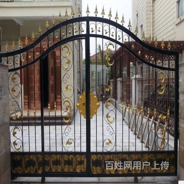 天津铁艺大门安装,铝艺大门安装,铁艺楼梯制作 - 天津河北月牙河建材