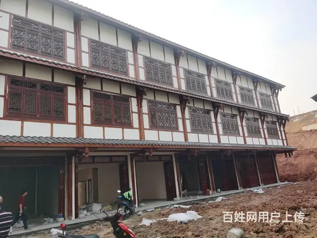 湖北宜昌中式花格木门实木雕花门窗 - 图片 2
