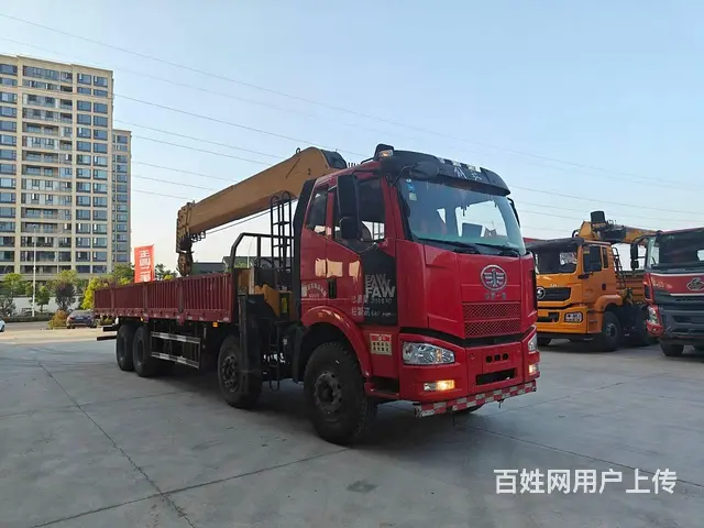 解放16吨随车吊 国5国六随车吊现车多多看车试车 - 图片 1