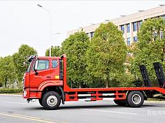 重汽中型挖机挖机拖板车 平板车 价格实在