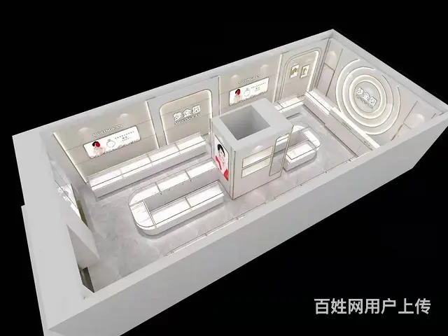 黄金珠宝展柜，玉器展柜，银饰展柜，珍珠展柜，柜台 - 图片 12