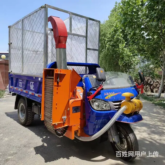 养殖场饲料切草车，铡草车，三轮铡草车，移动铡草车 - 图片 6