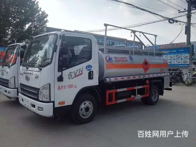 国五解放5吨油罐车现车厂家成本价促销 - 图片 1