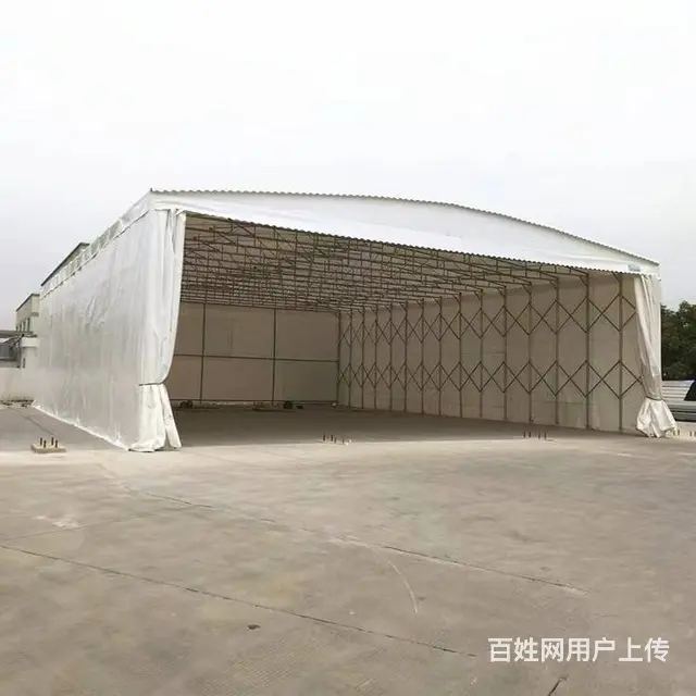 大型庆典帐篷移动推拉雨棚电动雨棚仓库蓬仓储雨蓬 - 图片 2