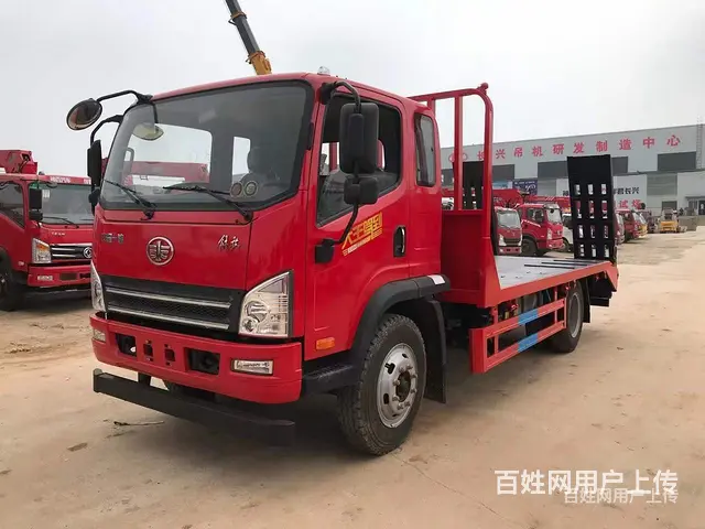 解放大王单桥挖机拖车平板车 品牌大小齐全 - 图片 10