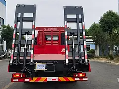 枣庄东风锦程KH拖车价格 专用150挖机平板拖车