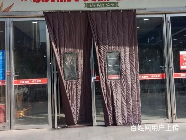 济宁洸河路开泰花园专业安装皮门帘棉门帘 - 图片 1