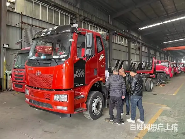 解放拉180挖机挖机平板车 拖板车 哪里买 - 图片 11