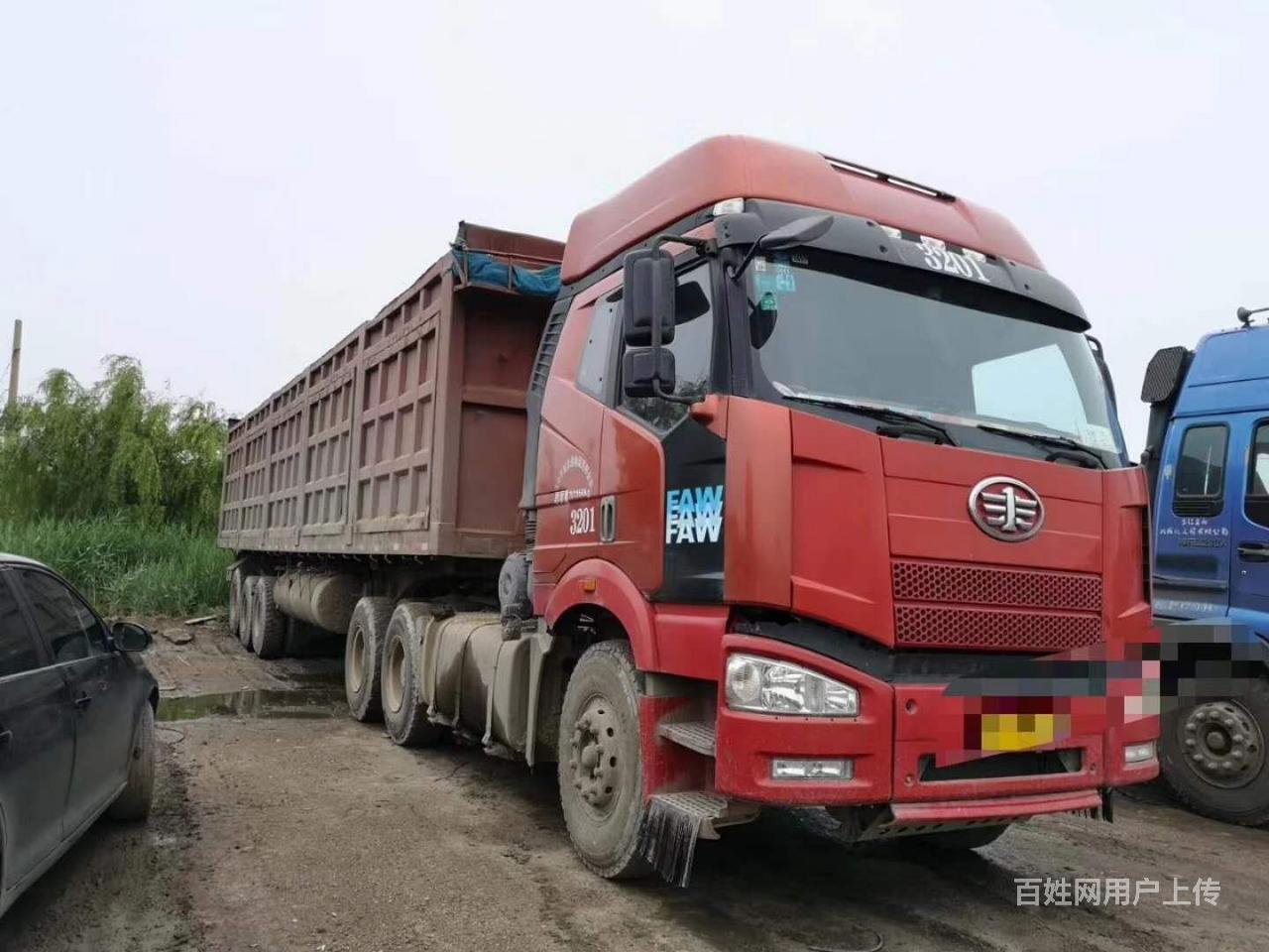 解放420马力13米 自卸车