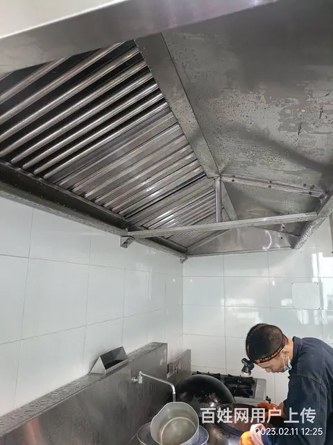 昆山学校食堂油烟机净化器清洗风机清洗 - 图片 3