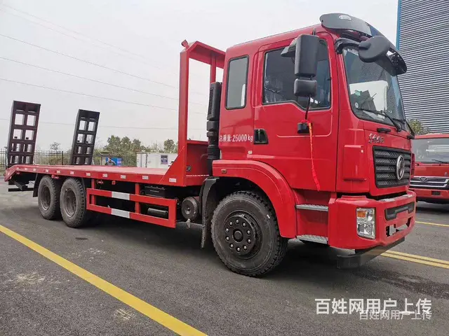 买东风后八轮 拖挖机钩机平板车 厂家地址联系电话 - 图片 1
