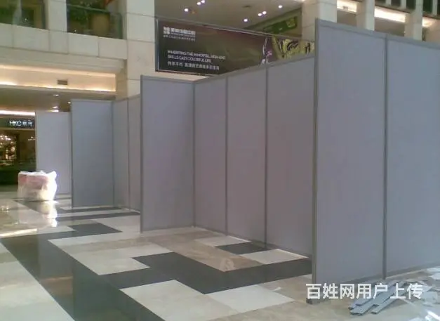 八棱柱画展活动展板、美术作品展示板 - 图片