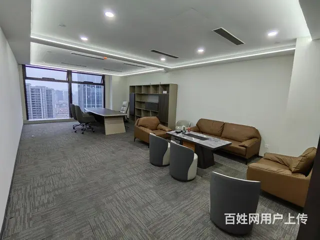 星城中心，地铁口，大小都有，得房率高，拎包办公，精装修带家具 - 图片 4