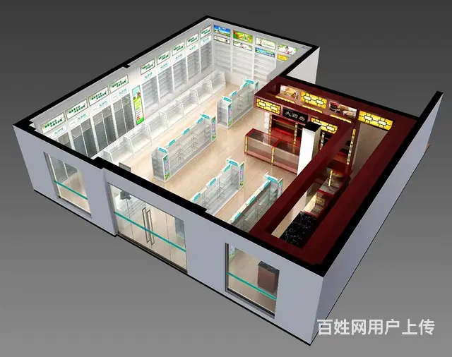 滋补品展柜，燕窝展柜，虫草/海参展柜，展台制作 - 图片 10