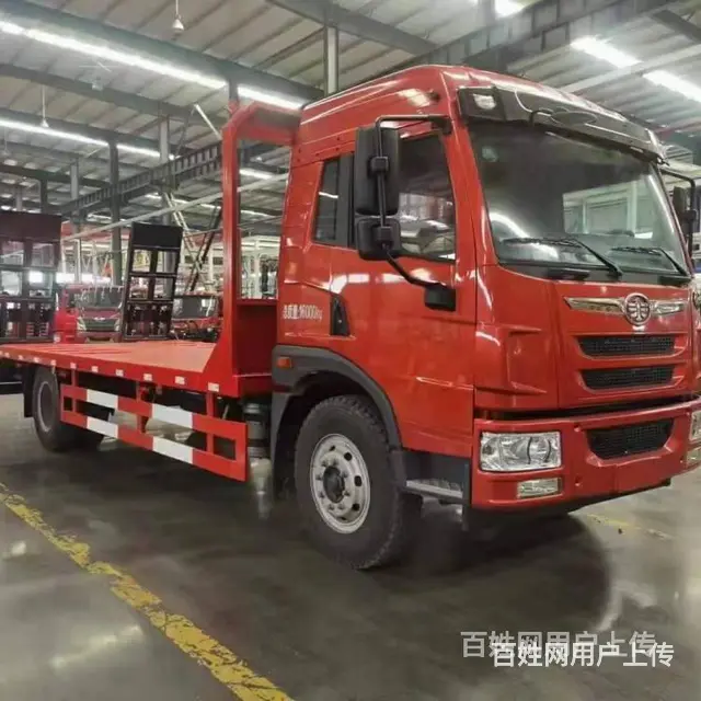 国六解放龙V黄牌单桥挖机拖车 挖机板车 年底优惠 - 图片 8