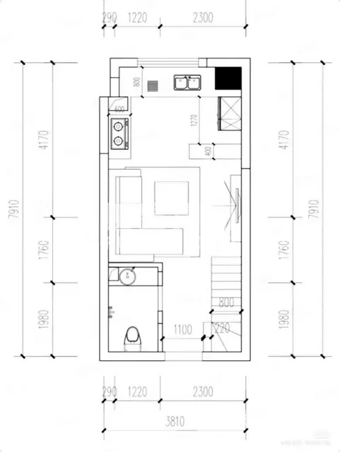 中骏世界城万达旁 单身公寓 带阳台酒店式装修 拎包入住 - 图片 10