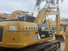 出售二手挖掘机卡特323手续全质保两年包邮支持分期