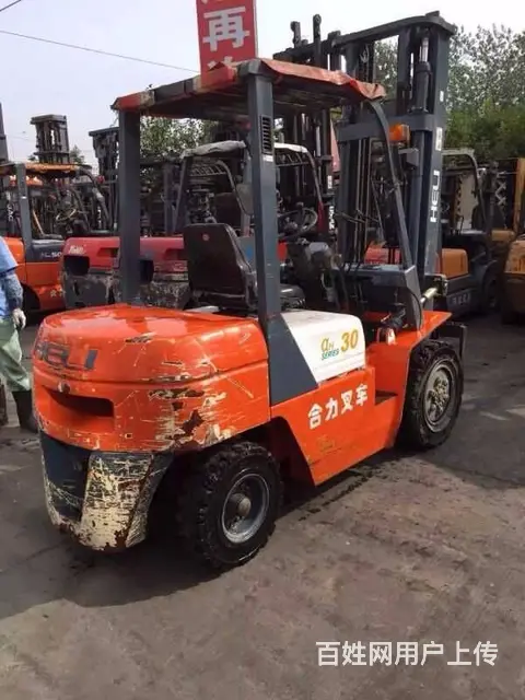 3吨纸卷夹叉车，进口卡斯卡特圆包夹叉车低价出售 - 图片 7