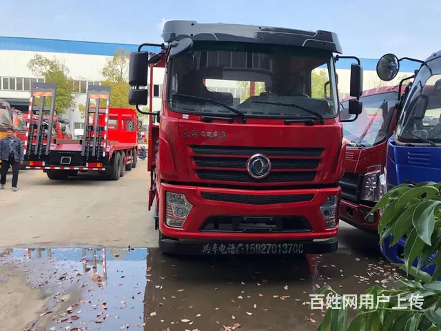 东风D3专底挖机平板车150挖掘机程力拖车多少钱 - 图片 3