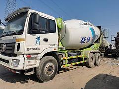 出售二手欧曼搅拌车16年国四大14方336马力