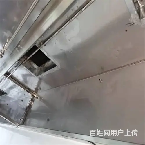 苏州昆山千灯工厂酒店宾馆厨房大型油烟机清洗 一手 - 图片 4