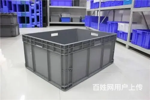 塑料单冻器冷冻盒塑料冷藏箱错位筐周转箱塑料筐物流箱 - 图片 7