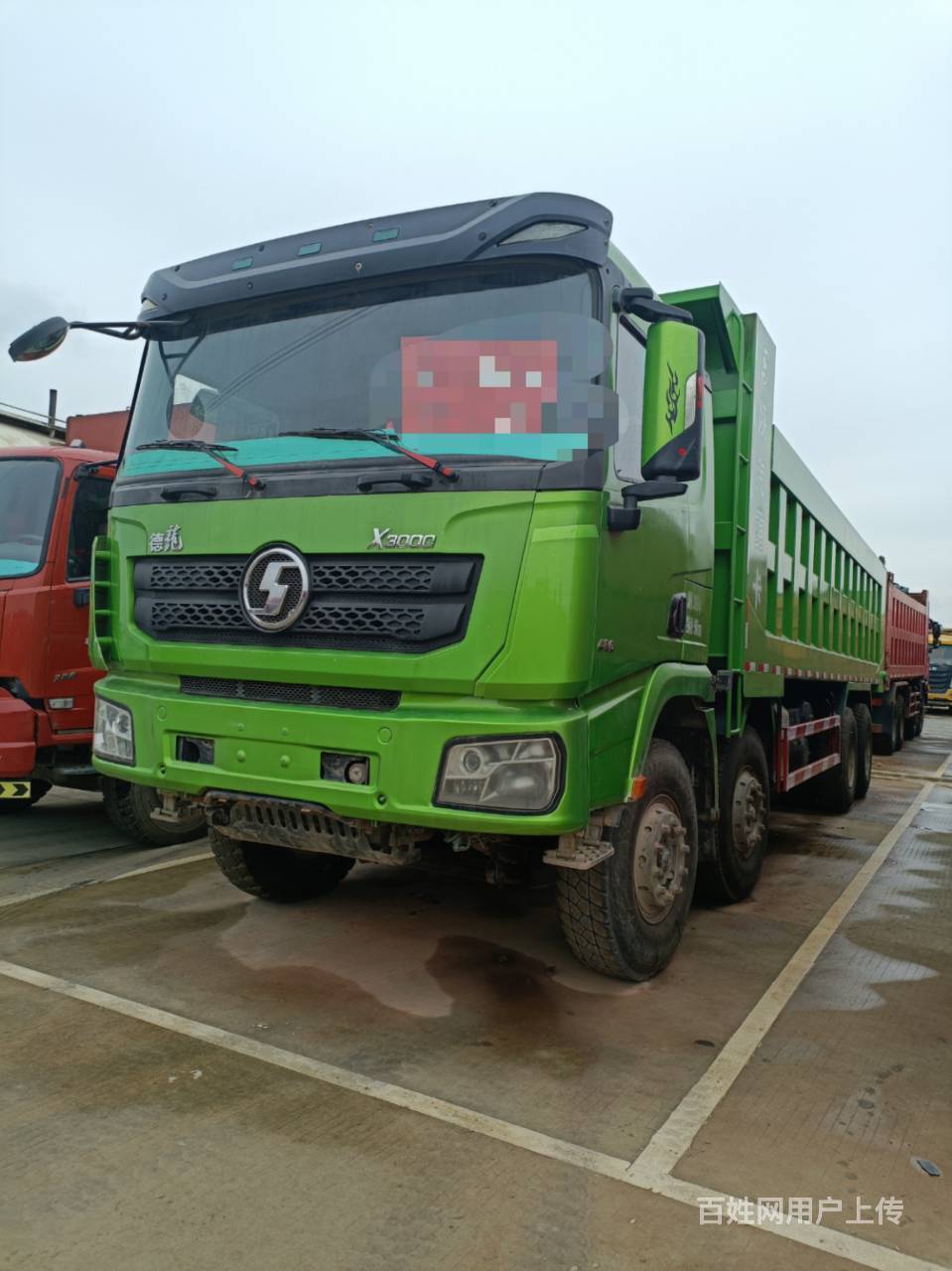 国五430马力德龙x3000前四后八自卸8米6货箱 - 石嘴山大武口货车