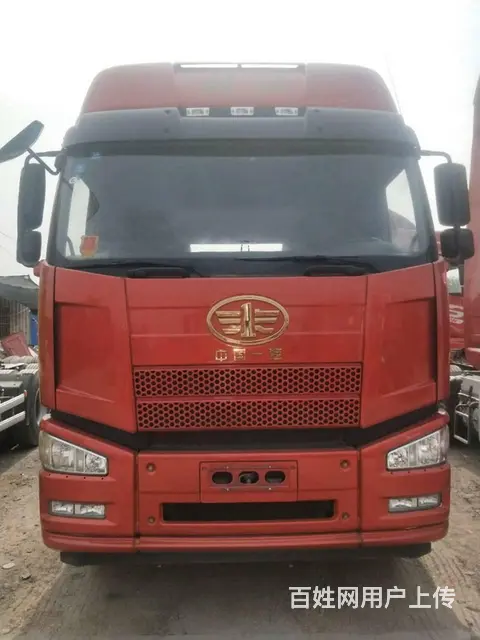 刚到家国五460马力二手解放J6P牵引车，双驱轻体 - 图片 1