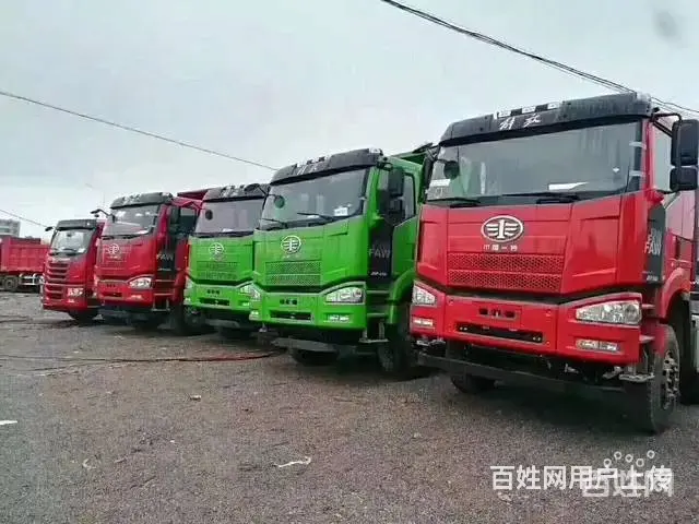 因未签到合约特价处理五台国五解放J6P后八轮自卸车 - 图片 1
