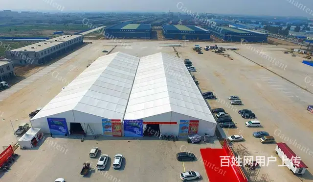物流仓储篷房 移动工业厂房 临时仓库大棚 安全稳固 - 图片 2