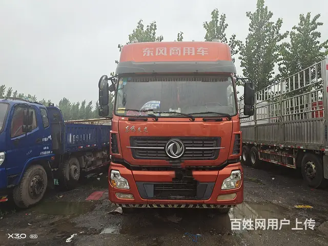 二手东风天龙9.6米花栏16年国四雷诺350马力原版车，14 - 图片 2