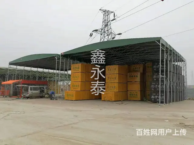 自贡地区专业厂家定制大排档雨蓬，移动伸缩大棚 - 图片 1