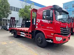 忻州东风国六单桥平板运输车多少钱 可加装自卸