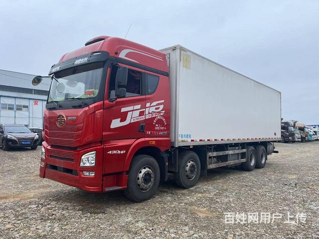 21年解放JH6前四后八9米6冷藏车极品车况包提档的图片