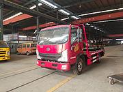 60 80挖掘平板拖车