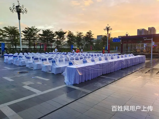广州长条桌租赁，宴会桌租赁，折叠桌出租 - 图片 5