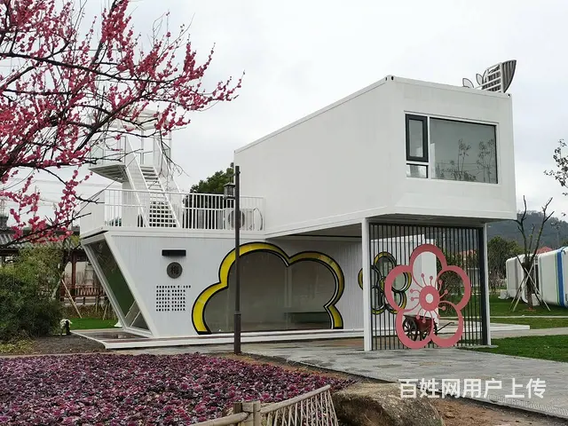 厂家定制新昌园林钢化落地大玻岩棉保温隔热集装箱改装房景观箱 - 图片 2