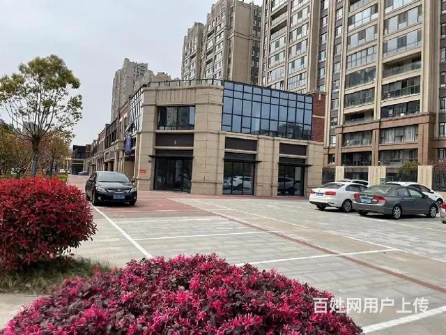 小区大门口，东南北三面朝向，南北通透类独栋花园广场转角商铺 - 图片 7