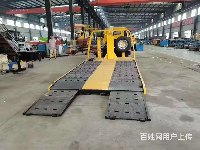 全落地蓝牌救援车 一拖二事故拖车 国六清障车报价 - 图片 9