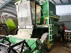 一手自用约翰迪尔W100收割机